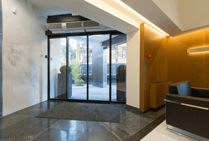 entrée d'immeuble