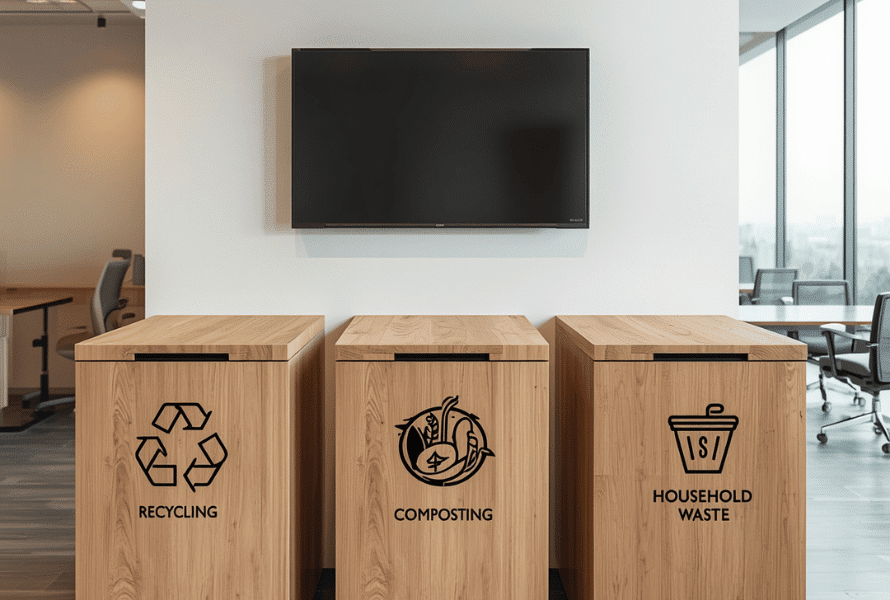 gestion des déchets en open space