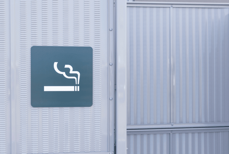 nettoyage espace fumeur