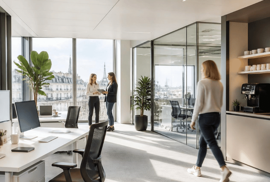 rentrée au bureau